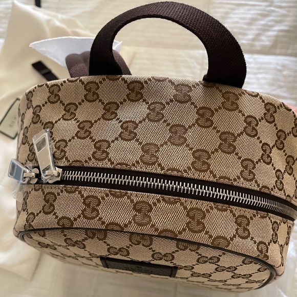 Gucci NWT backpack canvas brown authentic - Picture 2 of 4